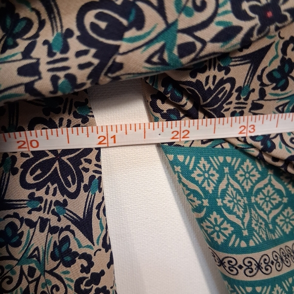 Altar'd State Black and Teal Patterned Tunic - Picture 5 of 5